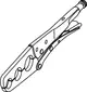 Rohrhaltezange aus Metall mit Gripfunktion, geeignet für das Halten von Rohren. Die Zange zeigt ein einfaches, funktionales Design und trägt das TECE-Logo.